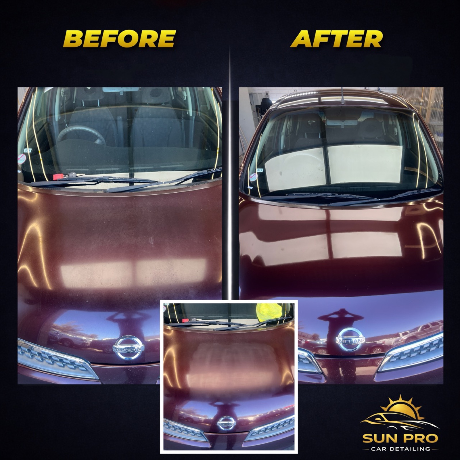 Actual SunPro detailing result