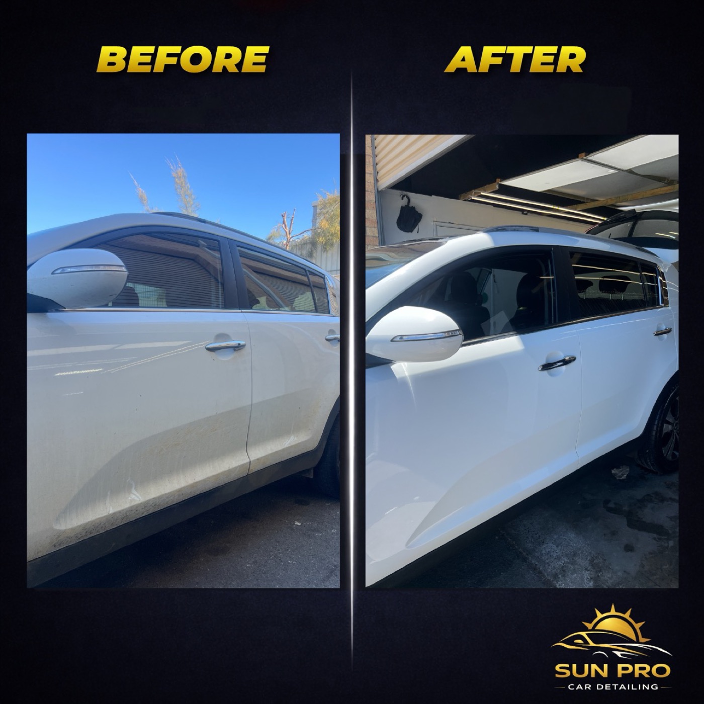 Actual SunPro refresh detailing result